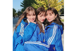 石川恋、トラウデン直美&宮本茉由と密着スリーショット!ファン「天使」「めっちゃ可愛い」 画像