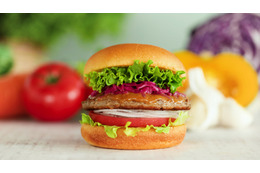 フレッシュネスバーガー、たっぷり野菜＆肉の旨味が味わえる「ガーデンサラダバーガー」発売 画像