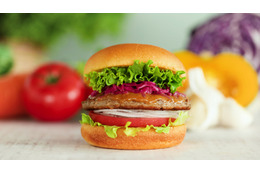 フレッシュネスバーガー、たっぷり野菜&肉の旨味が味わえる「ガーデンサラダバーガー」発売 画像