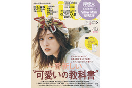 白石麻衣、女性誌『with』でミーアキャットと表紙に登場! 画像