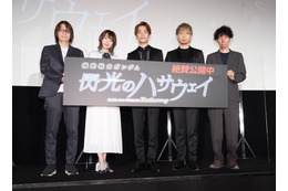 「閃光のハサウェイ」興収15億円突破、小野賢章&上田麗奈&諏訪部順一が舞台挨拶で感無量 画像