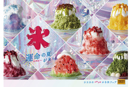 ココスで「ふわふわかき氷フェア」!色とりどり7種類の味わい登場 画像