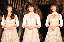 日向坂46の潮・丹生・松田が恐竜科学博で大興奮! 小坂菜緒のピンチヒッター 画像