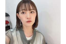 中田花奈、対局のおしゃれ可愛いグリーン系コーデが好評!「どんどん綺麗に」「トータルで好み」 画像