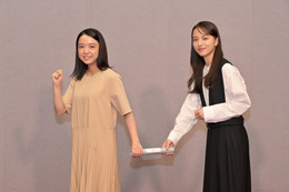 モネから萌音へ!NHK朝ドラバトンタッチセレモニー 画像