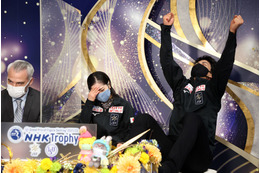 NHK杯3位!三浦璃来は涙、木原龍一はガッツポーズ…ここまで2人が対照的だったワケ 画像
