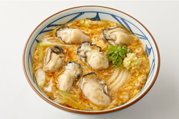丸亀製麺、「牡蠣たまあんかけうどん」発売！広島県産牡蠣を贅沢に6個使用 画像