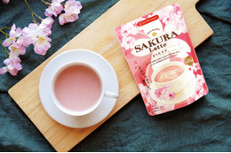春先取り!「インスタント さくらラテ」今年も登場 画像