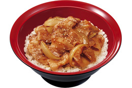 すき家、店舗焼きたて「豚カルビ丼」新発売 画像