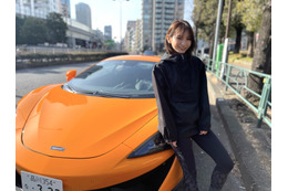 ほのか、恐る恐る高級車マクラーレンに試乗!冒頭謎の衝撃音「ゴッゴッて言ったよ!」 画像