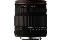 シグマ、デジタル専用高倍率ズーム「18-200mm F3.5-6.3 DC」（シグマ/キヤノン用）の発売日決定 画像