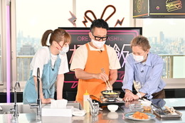 中居正広・宮川大輔・本田翼が“極み飯”作りに挑戦!「親子丼オムライス」「レインボーレアチーズケーキ」 画像