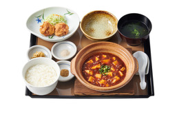 やよい軒から本格中華!辛旨い「四川麻婆豆腐定食」登場 画像