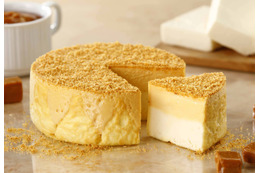 東京ミルクチーズ工場、ロングセラー「ミルクチーズケーキ」に季節限定の味わい“キャラメル”登場 画像