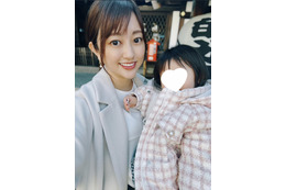 菊地亜美、愛娘と初詣へ!ツーショットに「かわいい」の声 画像