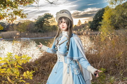 すみれおじさん、ファッションブランド「Ozz Oneste」のモデルに!ロリータドレスを上品に着こなし! 画像