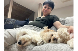 ノンスタ井上、2匹目の保護犬を家族に迎え入れる＆可愛さにメロメロ 画像