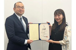 福田愛依、地元・福岡県太宰府市の「令和の都だざいふ応援大使」に就任! 画像