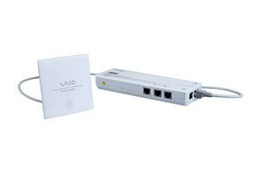 ソニーもIEEE802.11g製品を発表。本体とワイヤレスユニットが分離するデザインに 画像