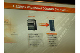 [ケーブルテレビ2005] 最大1.2Gbpsの接続サービスを実現するケーブルモデムを参考出展 画像
