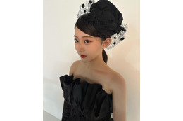 田中美久が美デコルテあらわなシックな姿に!卒コンオフショット公開 画像