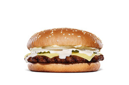 バーガーキング、冬限定「グレートホワイト・チーズバーガー」新発売 画像