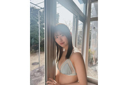 初々しさが逆に魅力的…SKE48青木莉樺、恥じらい覗かせた水着グラビア 画像