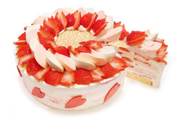 春らしさたっぷり！カフェコムサ、4月3日限定で「いちごと桜のミルクレープ」販売 画像