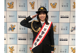 “一日警察署長”就任の大原優乃、詐欺に遭いかけたエピソード告白