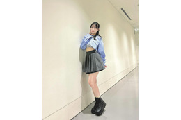 NMB48上西怜の私服がかわいすぎ！ちょっぴりセクシーな“腹チラ”ミニスカコーデ