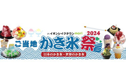 酷暑を吹き飛ばす!越谷レイクタウンで「ご当地かき氷祭」開催 画像