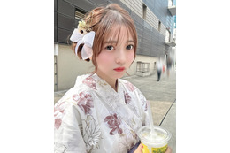 美少女感ハンパない!黒嵜菜々子の浴衣姿に「天使」「可愛いがすぎる」とファンメロメロ 画像