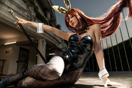褐色バニーガールはお好きですか?ボンテージ&編みタイツが似合う『NIKKE』ノワール 画像