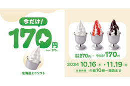 びっくりドンキーの隠れた人気商品「北海道ミニソフト」が100円引き 画像