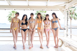 SKE48メンバー6人が水着&花嫁風衣装に! 「B.L.T.」12月号巻末グラビアに登場 画像