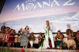 『モアナと伝説の海2』ハワイでワールドプレミア開催! マウイ役ドウェイン・ジョンソンも登場 画像