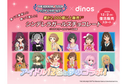 2,000個超売れた!アイマス シンデレラガールズとディノスのコラボチョコ再販決定 画像