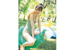 那蘭のどか、笑顔はじける18歳の“びしょ濡れ”水着ショット! 1st写真集『忘れたくない』発売決定 画像