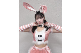 NMB48・芳賀礼のバニーガール姿が「かわいすぎる」と話題! 太ももチラ見せでセクシーさも… 画像