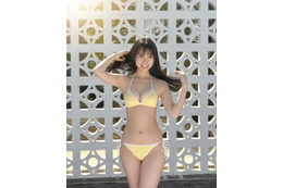 JKラウンドガール・百田汐里、今年初のグラビア撮影で“異次元スタイル”! 画像