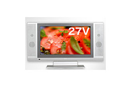 クイックサン、D4端子搭載の27V型液晶テレビとネットリモコンのセット製品 画像