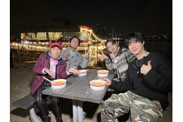 ナイナイが東方神起と韓国グルメ旅! LE SSERAFIMやILLITへの直撃取材も 画像