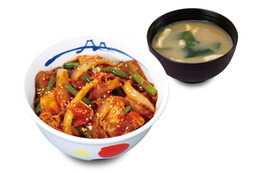 松屋、特製の旨辛ビビンダレが特徴の『牛焼肉ピリ辛炒め』定食・丼2種類で新登場! 画像