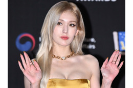 “ほぼ紐”の衝撃…チョン・ソミ、背中丸見えの攻めドレスに「横から見たらアウト」の声【PHOTO】 画像