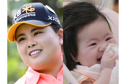 リオ五輪金の“韓国ゴルフ女帝”、テレビ初公開の「生後150日の娘」が可愛すぎて共演者もメロメロ 画像
