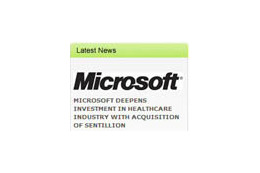 米マイクロソフト、ヘルスケアソフトのSentillionを買収 画像