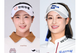 韓国“美女”ゴルファー、パク・キョル&キム・ミンジュがアミノ酸ブランドとスポンサー契約! 画像