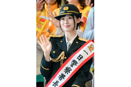女優・井本彩花、渋谷警察署の1日警察署長に！ 痴漢被害防止キャンペーンに参加
