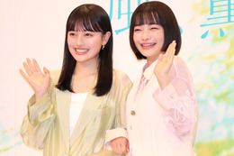 上坂樹里、朝ドラヒロイン抜擢に涙…“もうひとりの主人公”三上愛は「楽しみましょうね」と笑顔