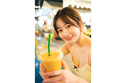 元SKE48・江籠裕奈、近接ショットで谷間くっきり！ 3rd写真集の先行カット解禁